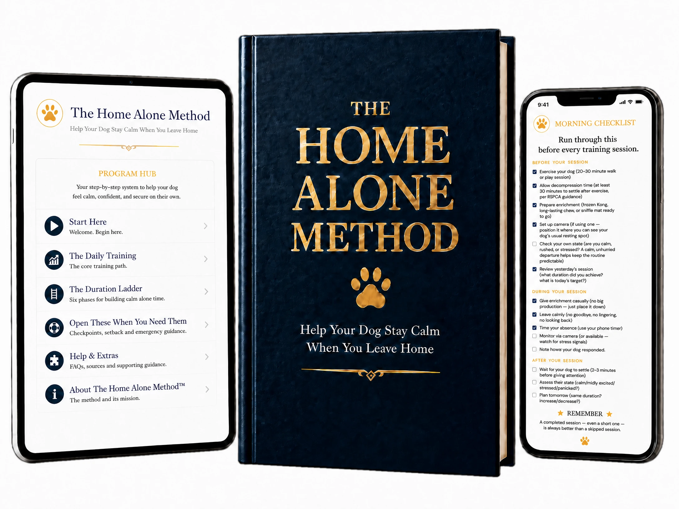 The Home Alone Method™ - The Complete Separation Anxiety System for Dogs